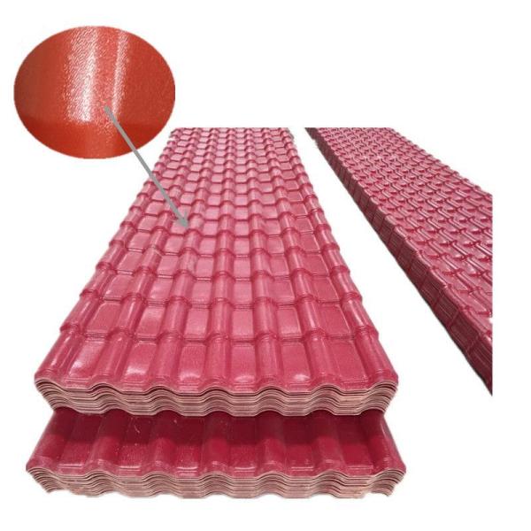 ASA PVC Spanish upvc Roofing Sheet Synthetic Resin PVC Roof Tile Panel