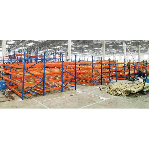 Warehouse Flow Rack for Carton Storage Box Flow Gravity Storage Roller Racking Carton Flow Racking