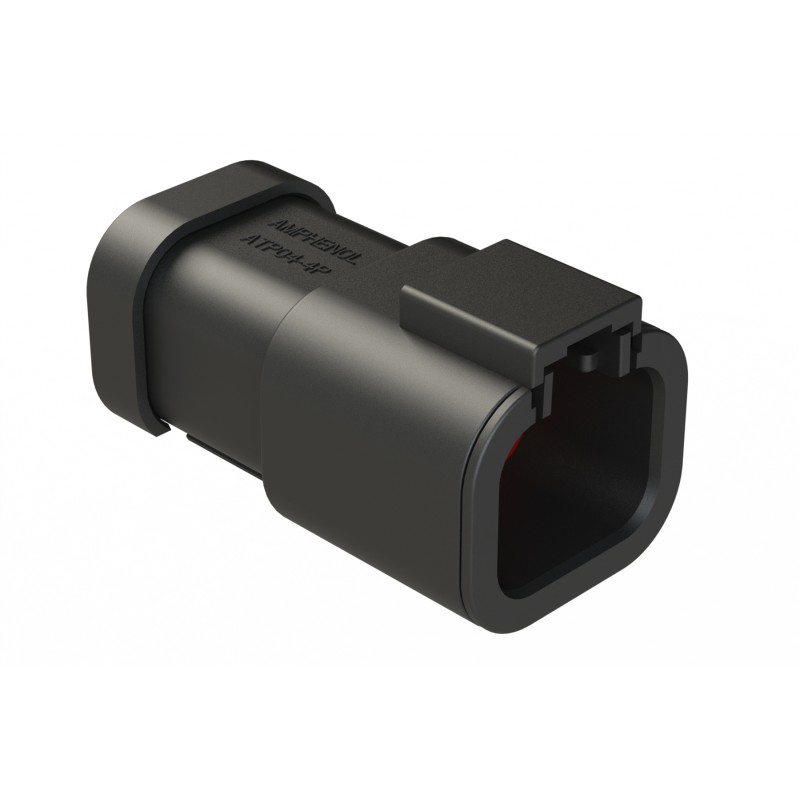 Original Amphenol ATP06-4S-EC01BK Rectangular Receptacle, Premium Electronic Component for circuit wiring & equipment assembly