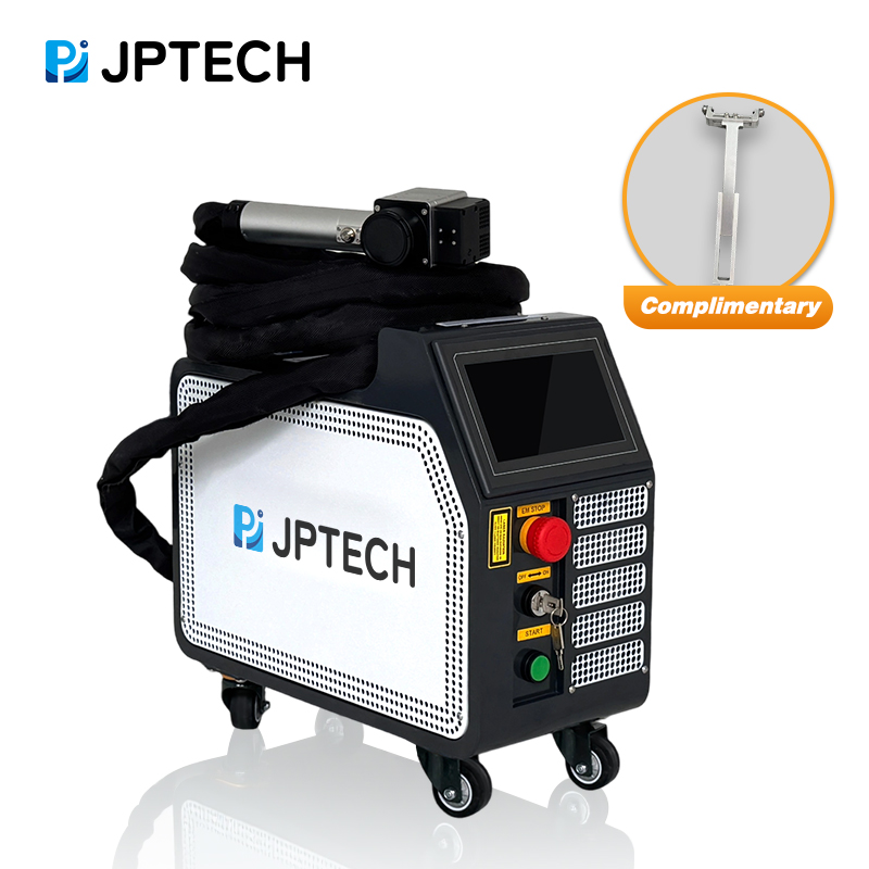 200W 300W Pulse Laser Cleaning Machine with JPT Laser Source for Automotive Parts Stainless Steel Aluminum Wood Paint