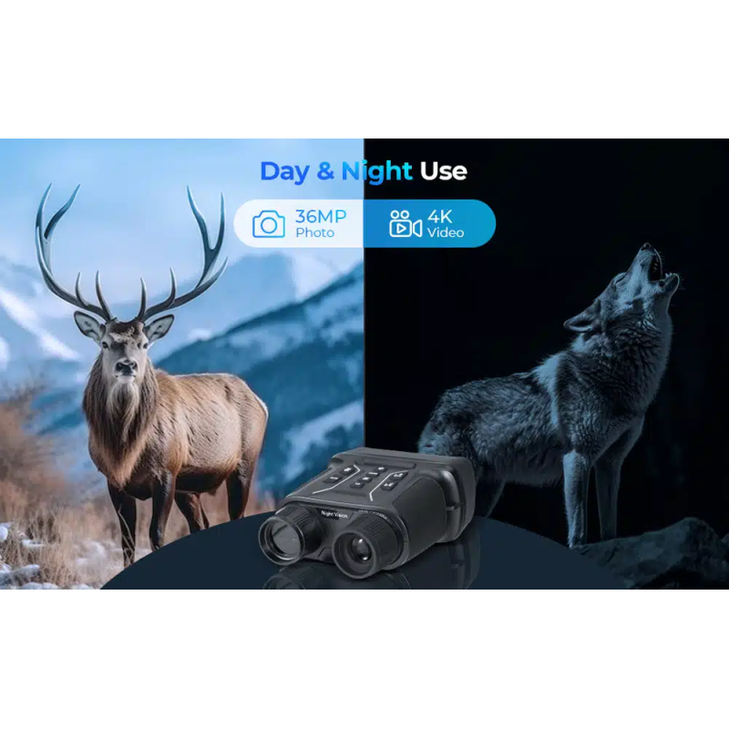 NV2183 4K Infrared Night Vision Goggles 4 Color Effects Can Be Used During the Day and at Night for Hunting