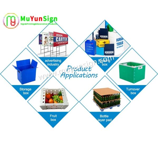 High Impact Plastic Hollow Sheet Absorbs Shock For Signage Display