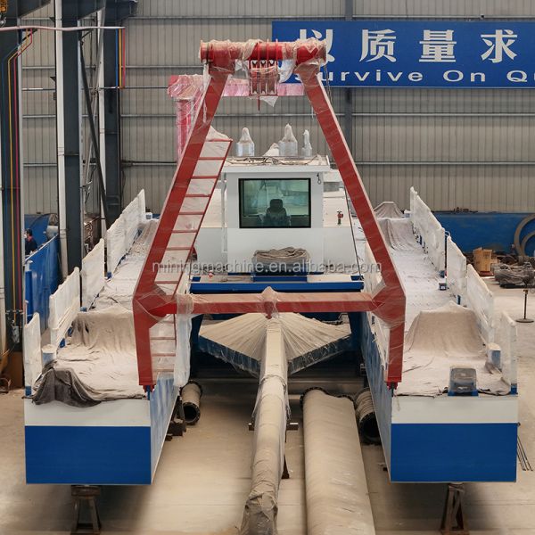 Reliable Diesel Engine Cutter Suction Dredger with 500CBM/h Workload and 10m Dredging Depth for Inland Waterway Maintenance