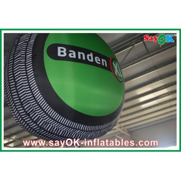 4 Led Bulbs Inflatable Lighting Decoration Stand Ball Tyre Shape