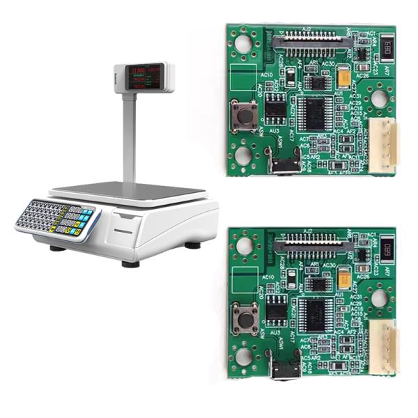 Cash Register Weighing Systems Dual LCD Display Smart Body Scales with Bluetooth and 1G Accuracy