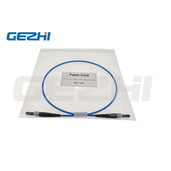 Simplex Optical Fiber Patch Cable SMA Fiber Optic Jumper For Network / Data Center