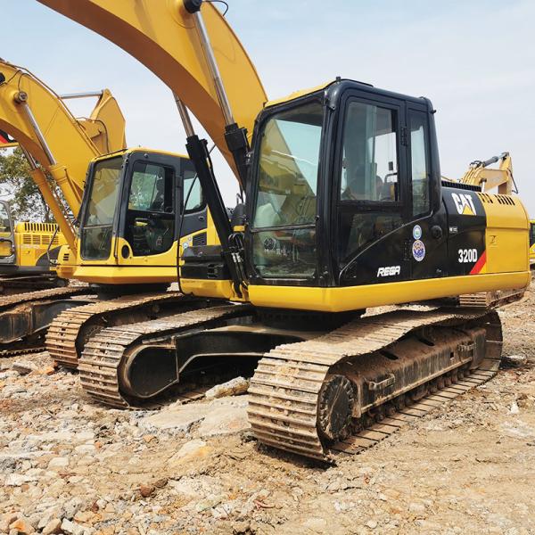 High Bucket Digger Used 20Ton CAT 320D Earth-Moving Excavator Track
