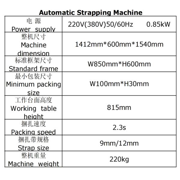 Automatic Strapping Machine For Cartons/Boxes/Packaging, High-Quality Paper Band, Efficient
