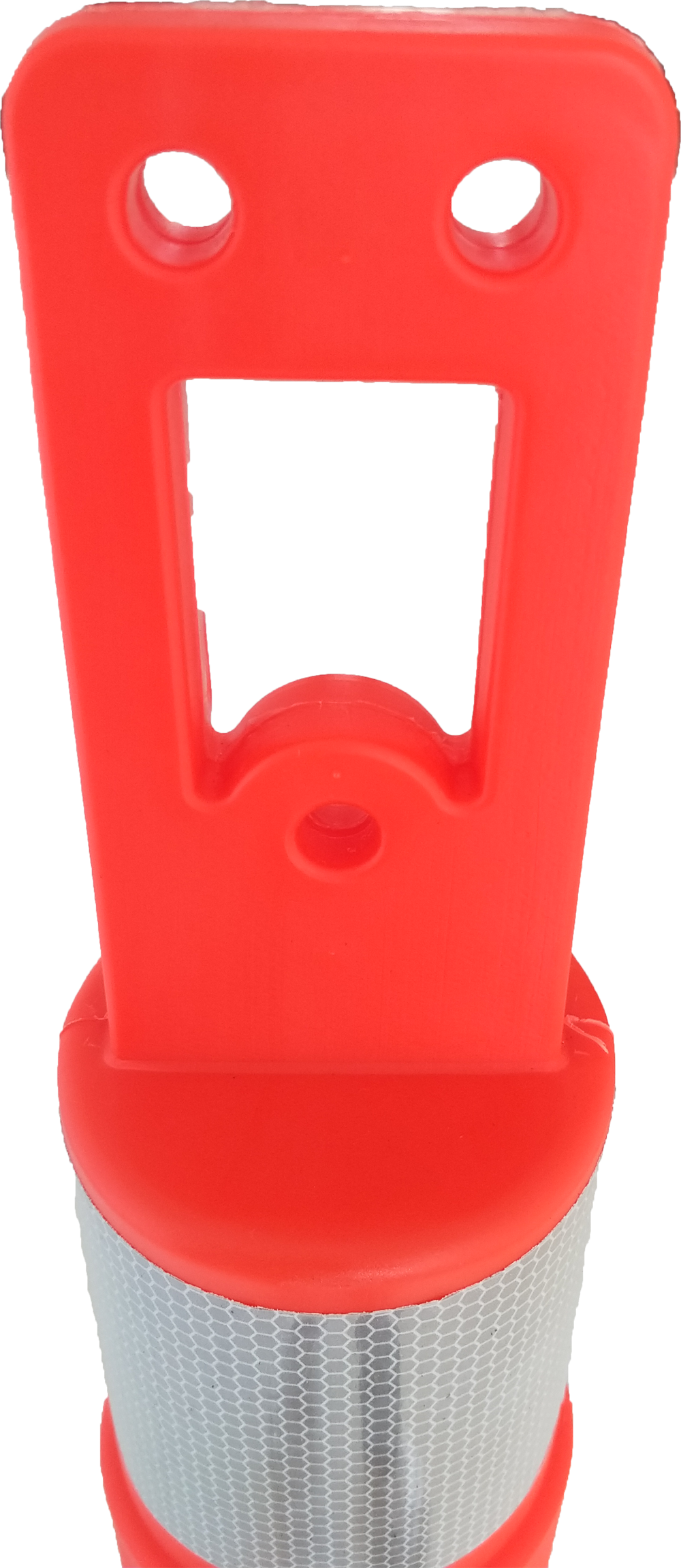 Warning Spring Post 1070mm Orange Flexible Traffic Bollard Reflective Road 6.8kg Delineator Post for road construction diviner