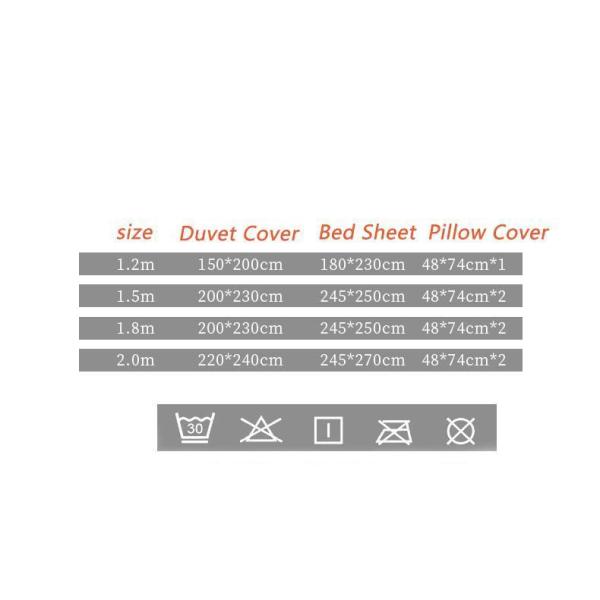 Reactive Printing 4 Pcs Bedding Sheet Set for Home Luxury Hotel Design Bedding Bed Sheet