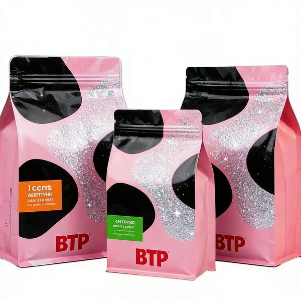 Customized Leak Proof Food Grade Square Bottom Tea Coffee Beans Packaging Pouch Bags PET/VMPET/PE Heat Seal Resealable Aluminum