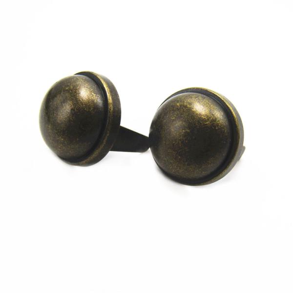 10mm-22mm double round double toe rivet retro green bronze double toe rivet
