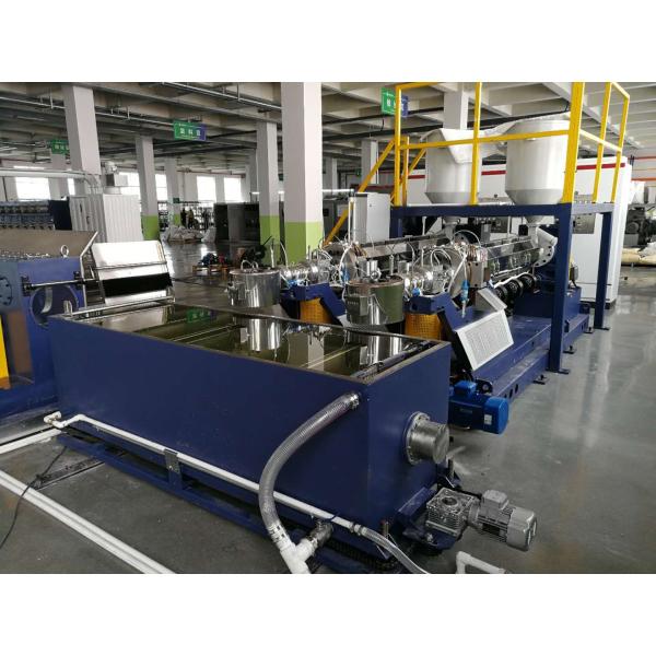 Two Color LLDPE Monofilament Making Machine For Curly Yarn