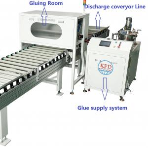 China 220V Sandwich Panel Glue Spray Machine PU Spreader Pur Dispensing Machine Glue Applicator on sale