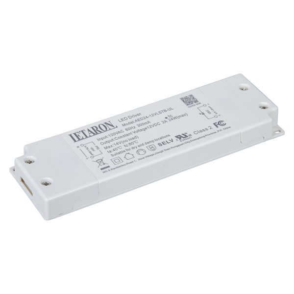 UL Certified 24W Slim LED Driver Humid Environment Supported for Bathroom Mirror