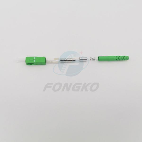 Fiber Optic Connector SC APC 3.0mm SM SX Connector Parts Fiber Optic Connector Kit