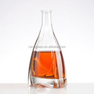 Wholesale Collar Material Aluminum Plastic PP and Cap Empty Glass Vodka Bottle 250ml 500ml 750ml from china suppliers