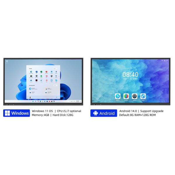 Professional 4K LCD Interactive Touch Screen Smart Board