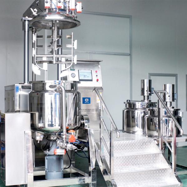 Homogenized Blending Emulsifying Mixer Tomato Paste Homogenizer Vacuum Emulsifier Mayonnaise Sauce Making Machine