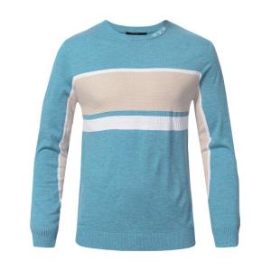 Wholesale Color Block Mens Warm Winter Sweaters , Men