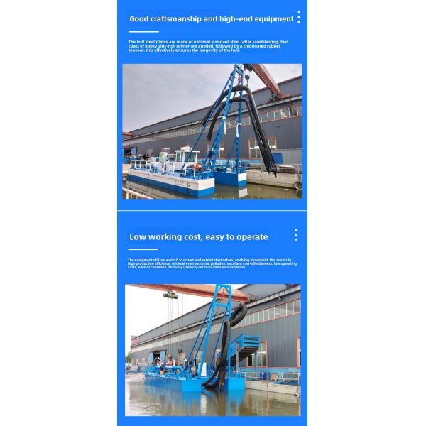 Diesel-powered Jet Suction Dredger for Shipborne Use