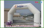 Inflatable Gantry 0.4mm PVC Inflatable Arch , Inflatable Finish Line Arch For