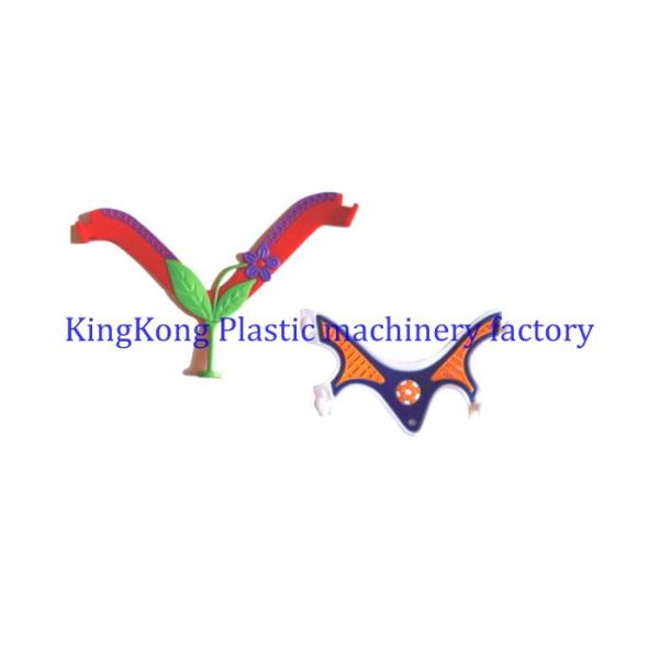 Vertical Injection Molding Machine 4 Stations For PVC / TPR Strap / Uppers
