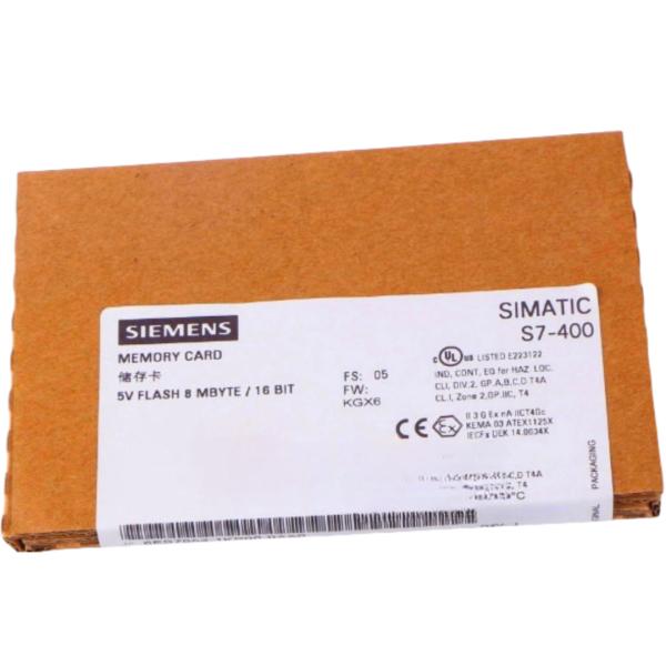 SIEMENS 6ES7952-1KP00-0AA0 SIMATIC S7 MC952 MEMORY CARD, LONG, FLASH EPROM, 8MB MEMORY CARD FOR S7-400, LONG DESIGN, 5V