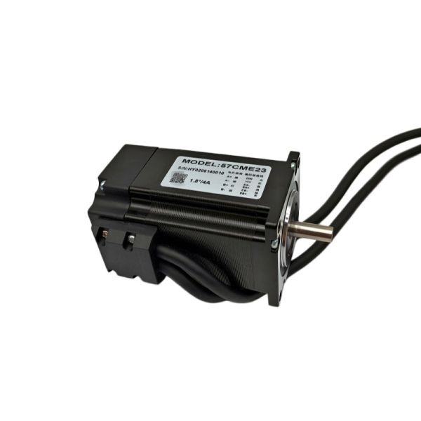 Closed-loop EtherCAT 2-Phase Hybrid Stepper Motor 57CME23 Nema23 (57-76mm, 4A/5A) Shaft 21mm- 8mm Wire Length 30cm with DB head