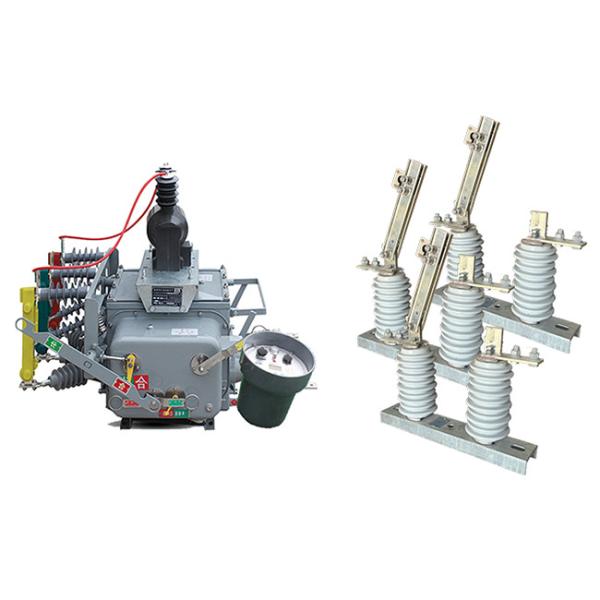 Automatic Recloser Electrical Sectionlizer ZW20-12(F) Vacuum Circuit Breaker With GW9 Outdoor Group Disconnect Switches