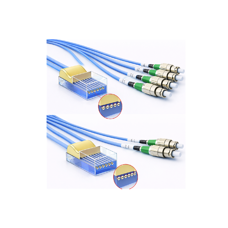 OEM PM Fiber Array 1CH-128CH Polarization Maintaining Fiber Array For Silicon Photonics