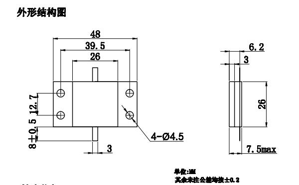 RF Resistor Dummy Load Resistor with -55℃~ +125℃ Operating Temperature 1.2~1.3 Standing Wave Ratio and Copper Nickel Plated Flange Mount