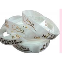 China Single Sided Personalised Printed Ribbon Luxury Design 100% Polyester Material for sale