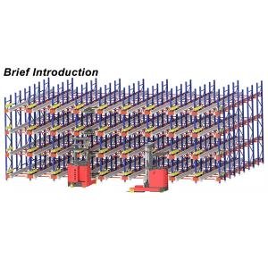 Warehouse Automated Radio Shuttle Racking System 500kg/Layer-2000kg/layer