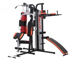 China Comprehensive Training Multifunctional Gym Machine Multi Station Home Gym 50KGS on sale