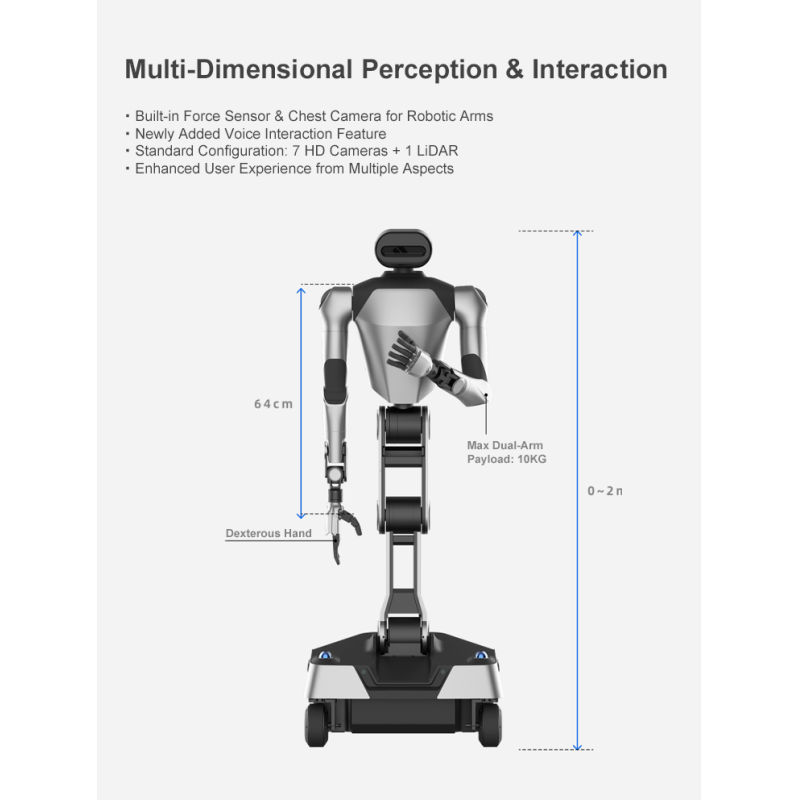 Foxtechrobot XTRON Humanoid Robot High-torque Self-developed Programmable Educational Electronic