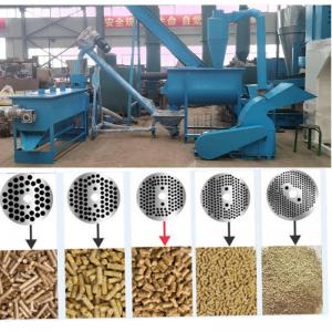 China High-Efficiency Feed Pellet Production Line: Clean, Crush, Mix, Granulate, Cool, Screen & Pack on sale