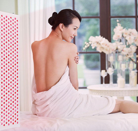 Led Collagen Physiotherapy Apparatus Red Light Therapy Machine 300 Leds For Beauty Salon
