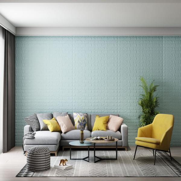 70cm * 77cm Self Adhesive Brick Wallpaper Waterproof Moistureproof 3D Wall Panels Decor Peel And Stick