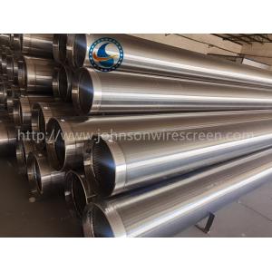 Low Carbon Galvanized Johnson Wire Screen For Water Wells For Sand Control