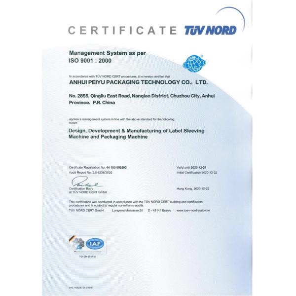 The Fully Automatic Can Sleeve Labeling Machine Was Tested In Workshop And Exported To Indonesia