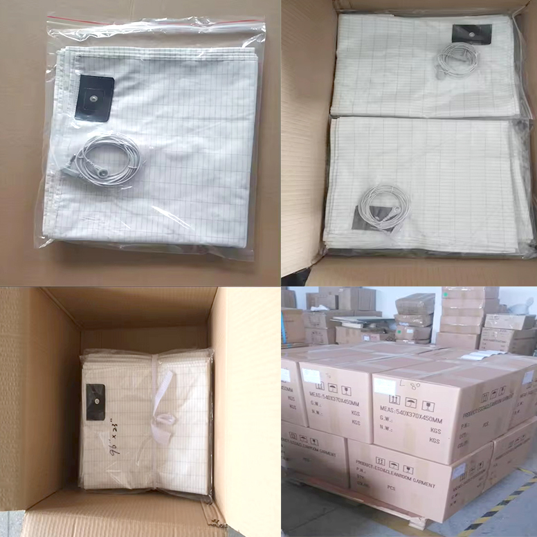 Manufacturer Grounding Flat Bed Sheets Earthing Using Silver Fiber Fabric and Organic Cotton with PU Wire Earthing Cable