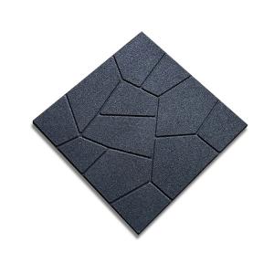 China Factory Direct Sidewalk Patio Rubber Anti-Slip Floor Tiles Rubber Floor Tiles Rubber Granules Rubber Garden Tiles on sale