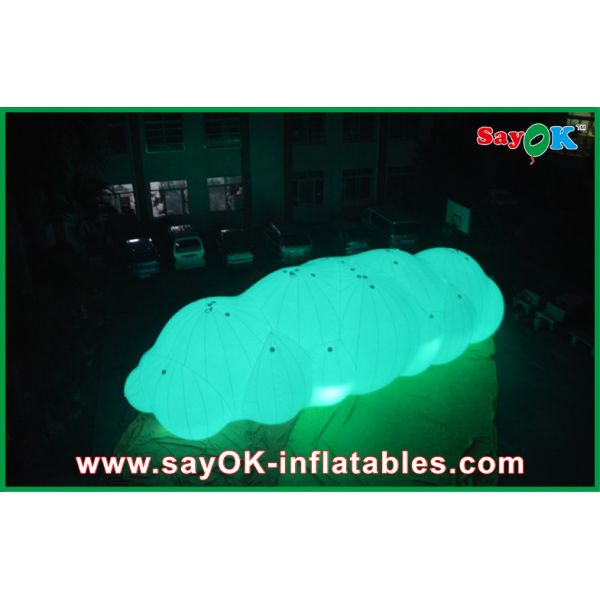 0.18mm PVC Inflatable Helium Cloud Balloon Float In the Air With LED Light