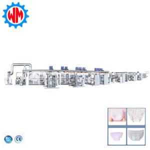 High Efficiency Full Servo Menstrual Panties Making Machine with Oversea