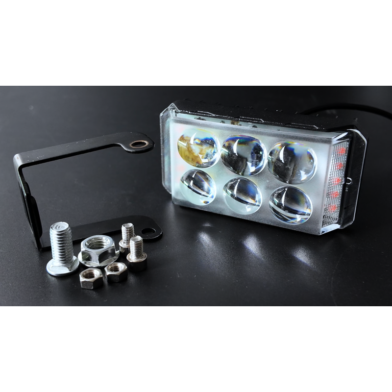 4 Bead Motorcycle External Spotlight 20W LED Motorcycle Light 2000LM 12V - 85V 3200K - 6500K