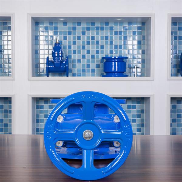 Flange Ends Dn100 Gate Valve Resilient Seat Soft Seal Pn16 Z45X-16 German Standard