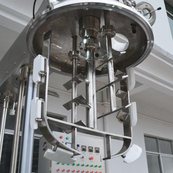 Stainless Steel Vacuum Emulsifying Machine Hydraulic Lifting type 200L