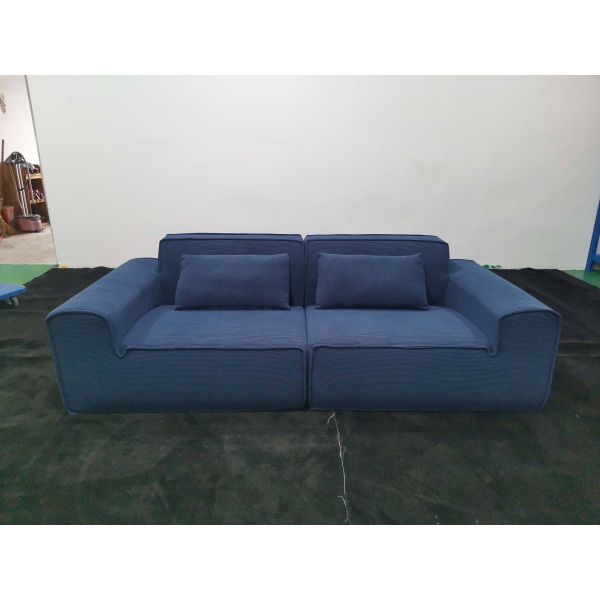 Custom Leisure Loveseat Sofa Vacuum Packing Modular Full Sponge Corner Couch Compressed Sofa for Apartment Villa