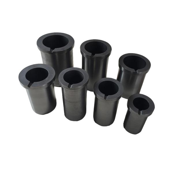 1.85g/cm3 Bulk Density Carbon Crucible for Sintering Advatange Good Wear Resistance